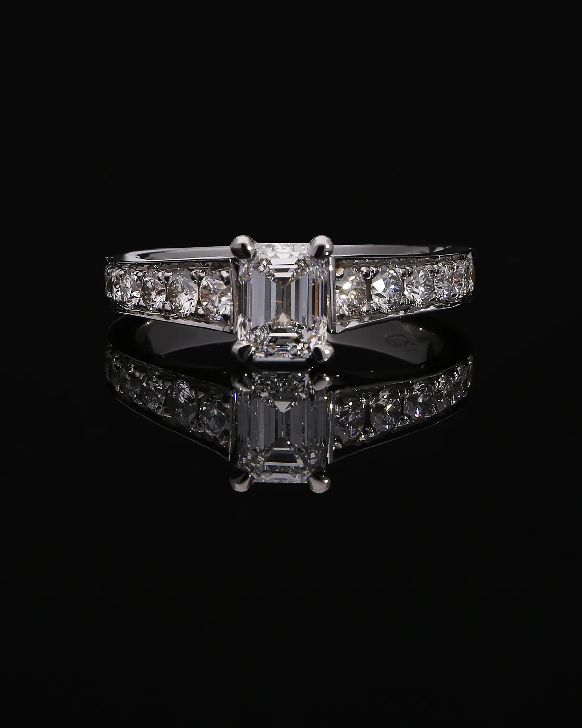Emerald-Cut Solitaire by TEJORI Gems